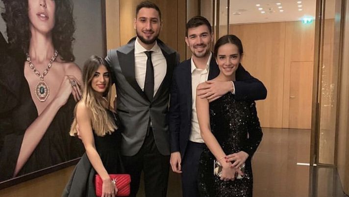 Gigio Donnarumma ed Alessio Romagnoli, capodanno 2019 (credits: Official Gianluigi Donnarumma Instagram account) 