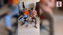 VIDEO Ciccio Graziani, scatenato con Laura Cremaschi: la performance è esilarante