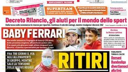 CORRIERE DELLO SPORT – La prima pagina di oggi, 15 maggio 2020
