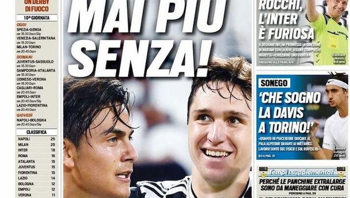 EDICOLA TS – Rocchi, l’Inter è furiosa. Marotta: “Chiediamo uniformità” EDICOLA TS – Rocchi, l’Inter è furiosa. Marotta: “Chiediamo uniformità” - immagine 1