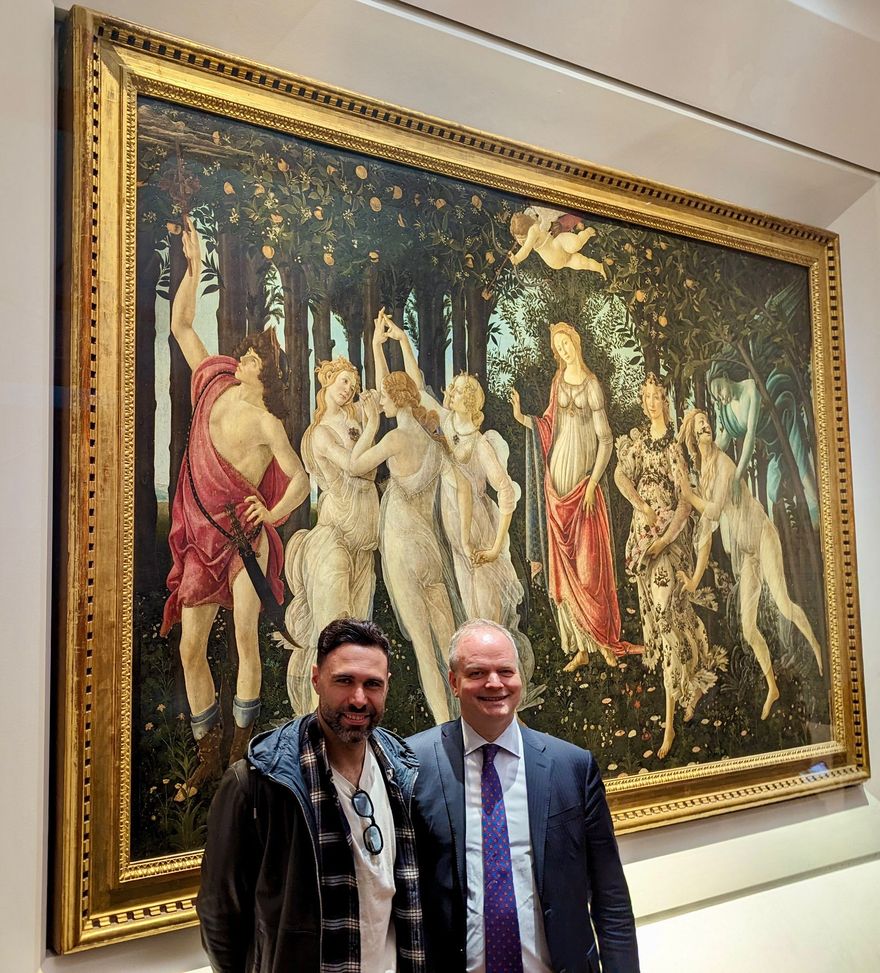 FOTO – Giornata libera. Sirigu si gode le bellezze degli Uffizi- immagine 2