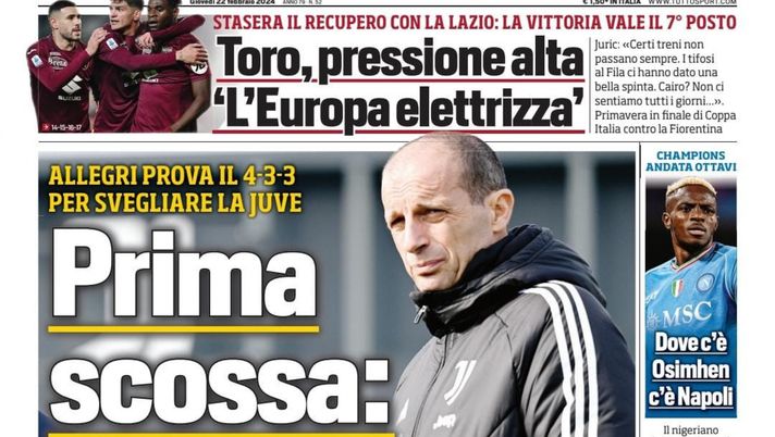 EDICOLA TS / Avanti con Oaktree: Zhang si tiene l’Inter. Thuram, oggi gli esami - immagine 1