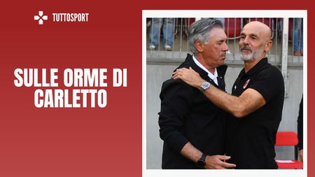 Ancelotti e Pioli Milan (getty images) Ancelotti e Pioli Milan