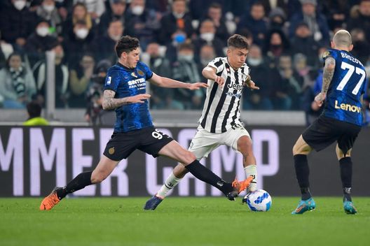 Getty Images Inter-Juventus Bastoni Dybala