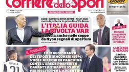 EDICOLA CDS – L’Italia guida la rivolta VAR. Lazio su Cristante, Lotito sfida Roma e Inter