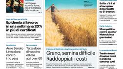Prima Pagina, Giornale di Sicilia: “I rosanero chiamati subito al riscatto”
