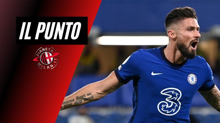 Olivier Giroud (attaccante Chelsea) può arrivare al Milan nel calciomercato estivo | AC Milan News (Getty Images) 