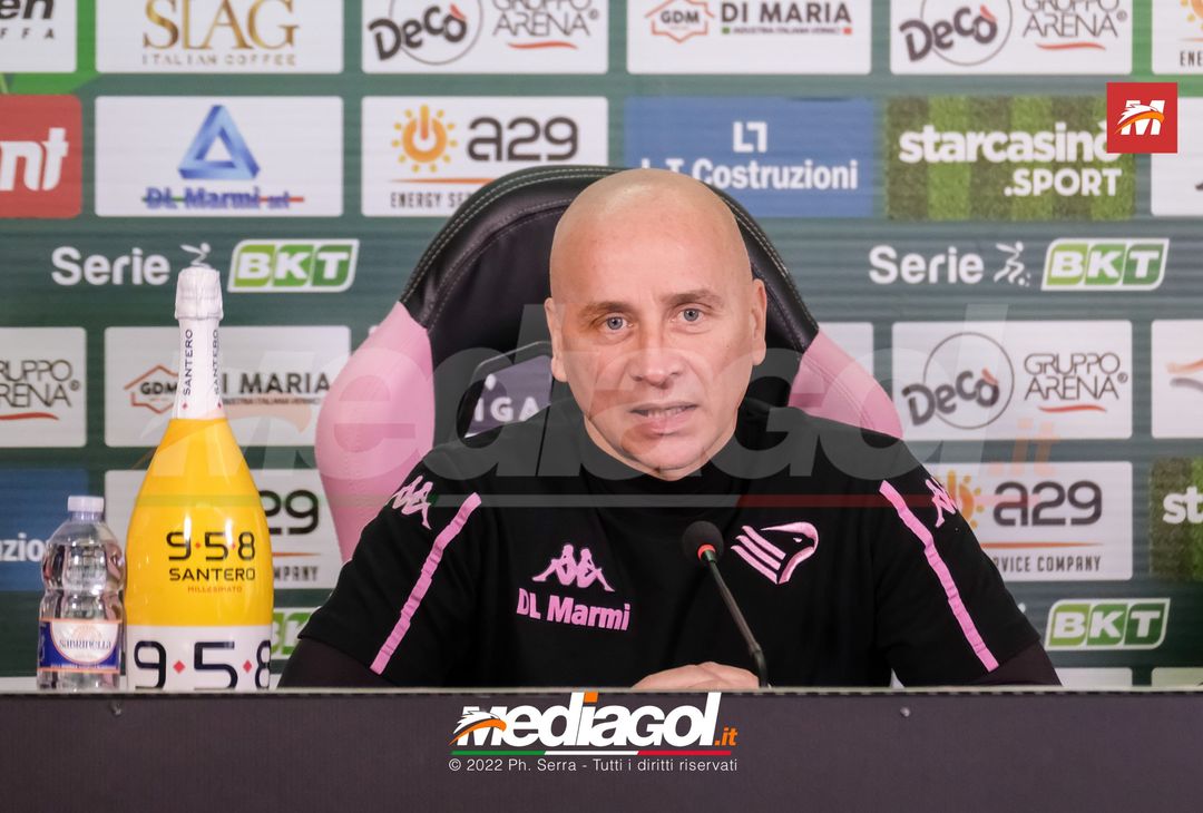 FOTO PALERMO, verso il Perugia: Corini in sala stampa (Gallery) - immagine 8