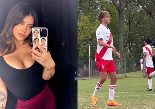 Debutto di Valentino Lopez con la maglia del River, Wanda in tribuna stupisce tutti - immagine 1