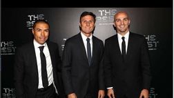 SOCIAL / FIFA Football Awards, Zanetti posa con Cordoba, Cambiasso e Messi: “Che serata!”