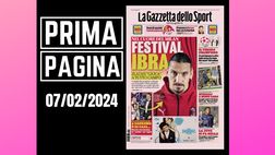 Prima pagina Gazzetta dello Sport: Festival Ibra, nel cuore del Milan