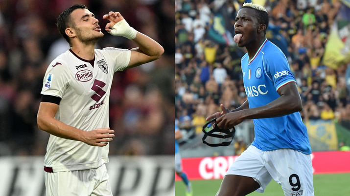 Napoli-Torino, Buongiorno sfida Osimhen: duello a quota 100 tra i due simboli - immagine 1