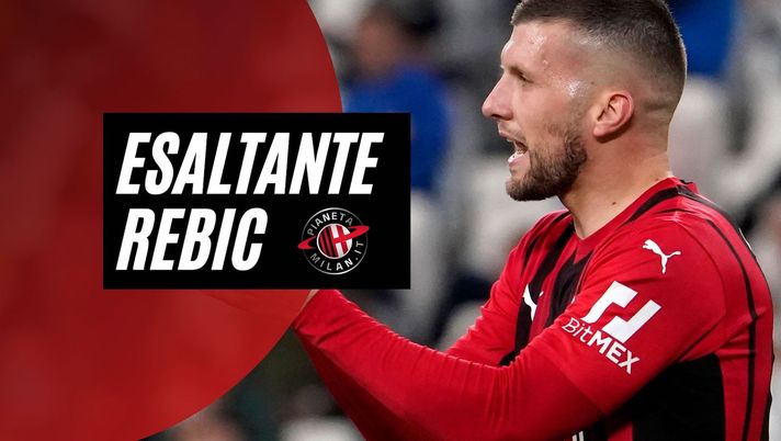 Ante Rebic (attaccante AC Milan) qui durante Juventus-Milan 1-1 (Serie A 2021-2022) | News (Getty Images)