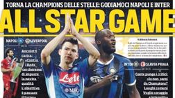 Edicola CdS: “All Star Game. Torna la Champions, godiamoci Napoli e Inter”