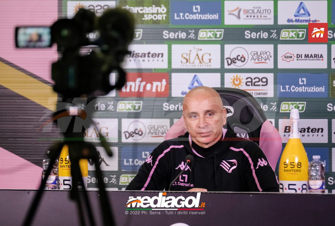 FOTO PALERMO, verso il Como: Mister Corini in conferenza stampa (Gallery) - immagine 9