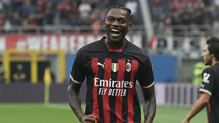 Rafael Leao (attaccante AC Milan) qui durante il derby Milan-Inter 3-2 (Serie A 2022-2023) | News (Getty Images) Rafael Leao AC Milan derby Milan-Inter 3-2 Serie A 2022-2023