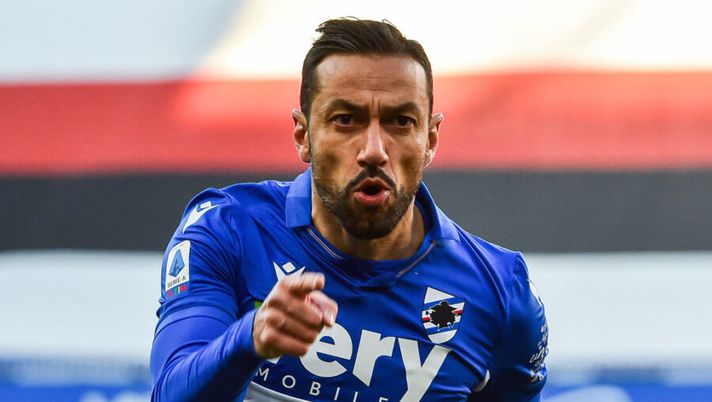 GENOA, ITALY FEBRUARY 14: Fabio Quagliarella of UC Sampdoria celebrates during the Serie A match between UC Sampdoria and ACF Fiorentina- Serie A at Stadio Luigi Ferraris on February 14, 2021 in Genoa, Italy. (Photo by Paolo Rattini/Getty Images) Gazzetta: “Quagliarella al bivio, il Benevento l’ha già chiesto: solo se la Samp…” - immagine 1