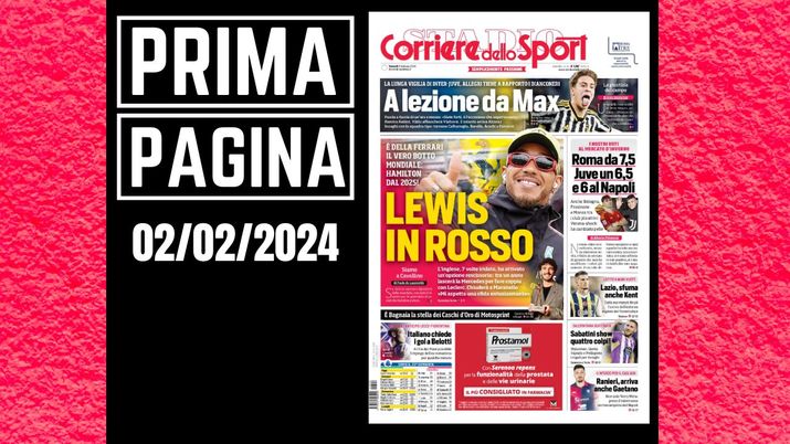 Prima pagina Corriere dello Sport: calciomercato promossi e bocciati