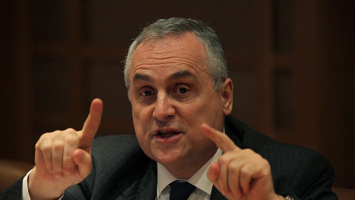 Claudio Lotito, presidente della Lazio