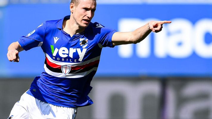 GENOA, ITALY - APRIL 17: Jakub Jankto of Sampdoria celebrates after scoring a goal during the Serie A match between UC Sampdoria and Hellas Verona Fc at Stadio Luigi Ferraris on April 17, 2021 in Genoa, Italy. (Photo by Getty Images) UFFICIALE – C’è l’accordo per Jankto: lascia subito la Samp e il fantacalcio - immagine 1