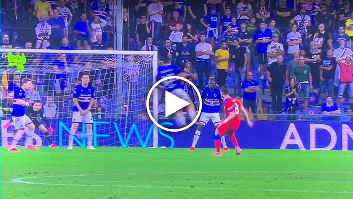 VIDEO Sampdoria-Napoli, gli azzurri raddoppiano con Fabian Ruiz: è 0-2! 