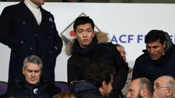 A Firenze, in tribuna per Fiorentina-Inter ci sono Zanetti, Antonello e Steven Zhang