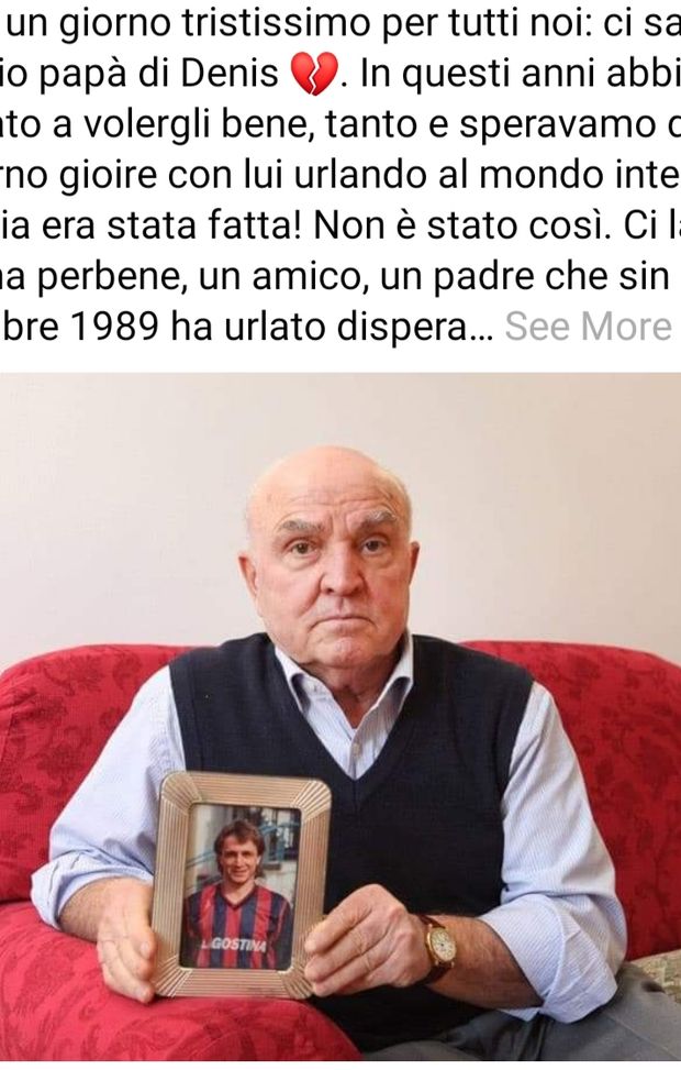 Cordoglio per il papà di Bergamini Cordoglio per il papà di Bergamini