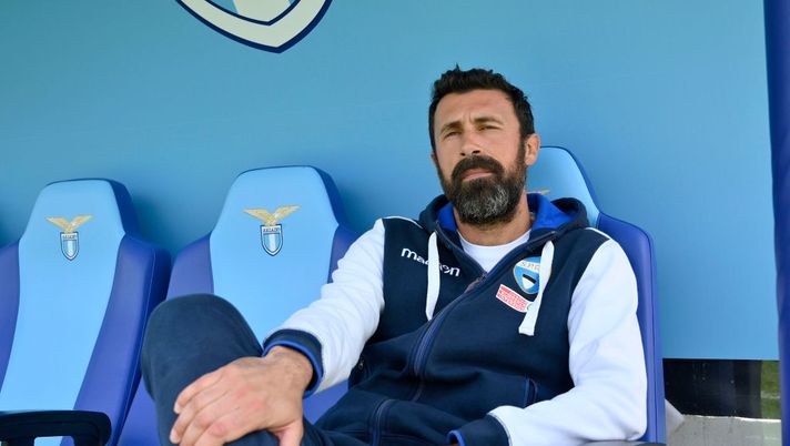 ROME, ITALY - MAY 18: Spal head coach Marcello Cottafava during the Primavera 2 Playoff Final match between SS Lazio U19 and Spal U19 on May 18, 2019 in Rome, Italy.  (Photo by Marco Rosi/Getty Images) 