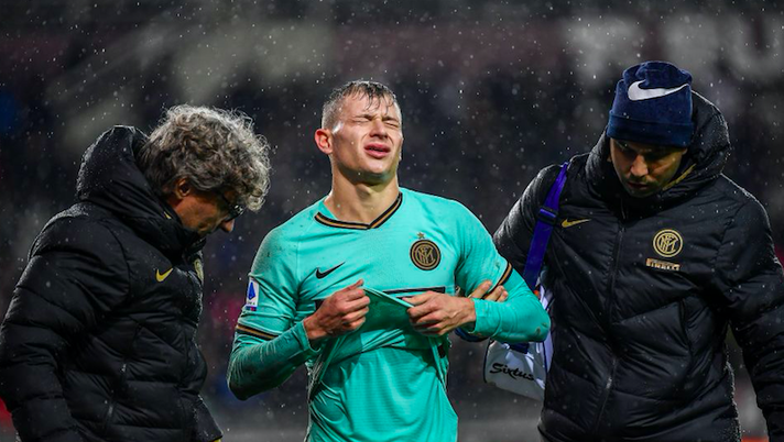 Infortunio Barella, il comunicato dell’Inter: la prima diagnosi sullo stop - immagine 1