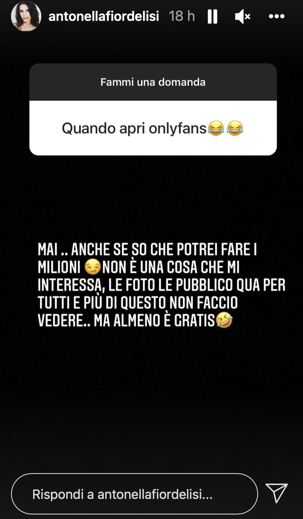 Antonella Fiordelisi: “Io su Onlyfans? Mai, anche se potrei fare i milioni”- immagine 2