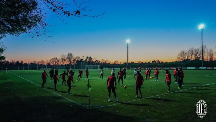 Un'immagine dell'allenamento del Milan a Milanello (credits: GETTY Images) 