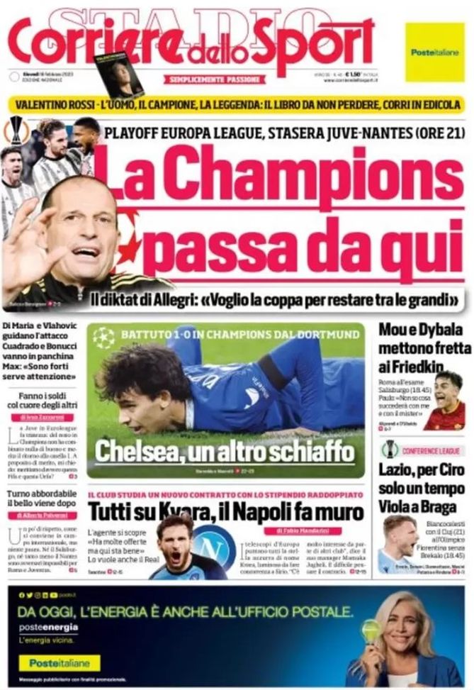 EDICOLA CDS – Mourinho e Dybala mettono fretta ai Friedkin - immagine 1