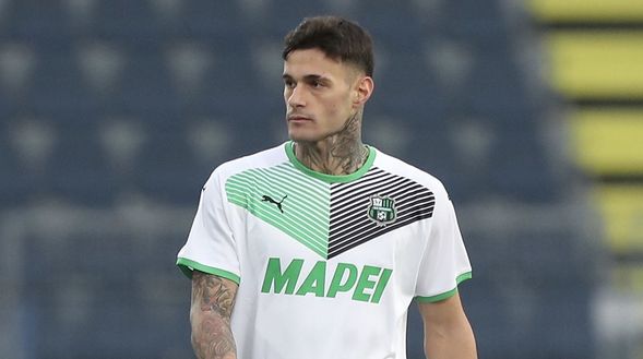 Gianluca Scamacca (attaccante Sassuolo), obiettivo di calciomercato del Milan | AC Milan News (Getty Images) Gianluca Scamacca Sassuolo