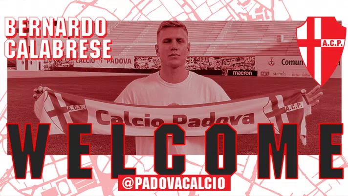 UFFICIALE Bernardo Calabrese è un giocatore del Calcio Padova - immagine 1