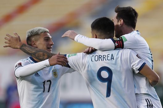 Correa con l'Argentina Correa con l'Argentina