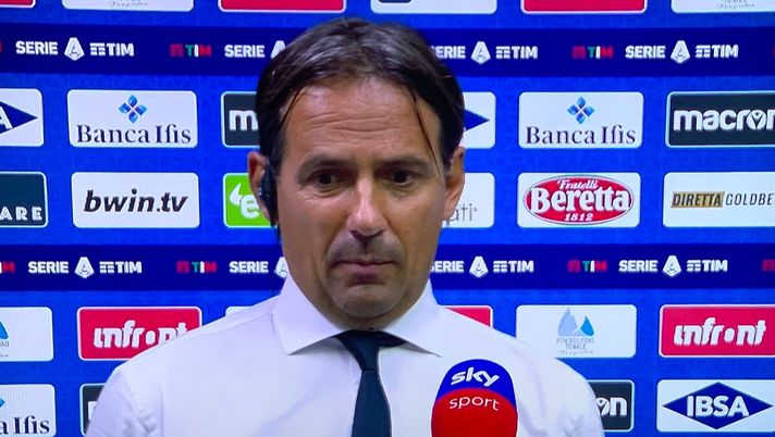 Inzaghi: “Sbagliate chance facili, dovevamo vincere. Sensi non sta bene. E Bastoni…” 