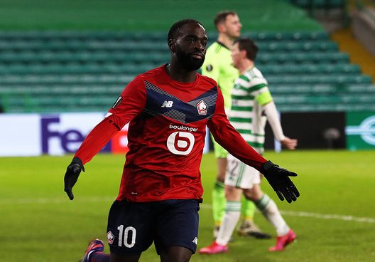 Jonathan Ikoné, esterno destro del Lille Jonathan Ikoné, esterno destro del Lille