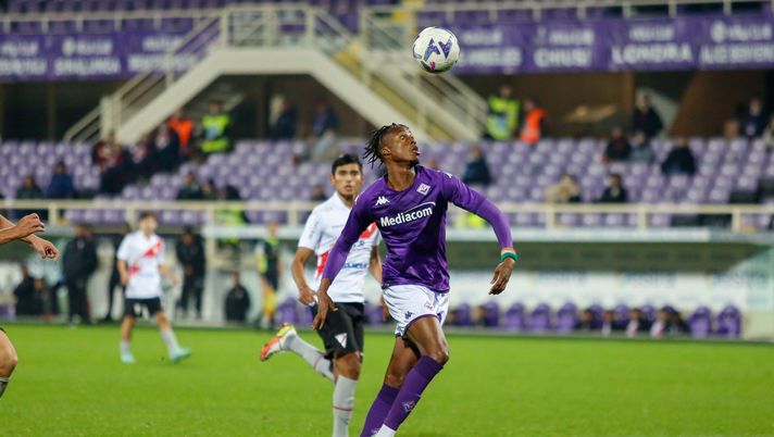 kouamè GERMOGLI PH: 7 DICEMBRE 2022 FIRENZE STADIO ARTEMIO FRANCHI PARTITA AMICHEVOLE TRA FIORENTINA VS ALWAYS READY NELLA FOTO KOUAME' Jovic-Cabral: tra i due “litiganti” il terzo gode. Promozione per Kouame? - immagine 1