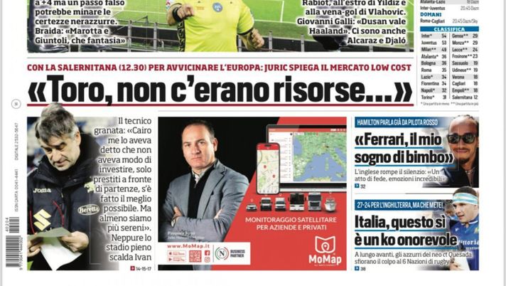 EDICOLA TS – Chi ha più paura? Inter-Juve, brividi scudetto - immagine 1