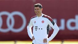 Cori contro Lewandowski al centro sportivo del Bayern Monaco