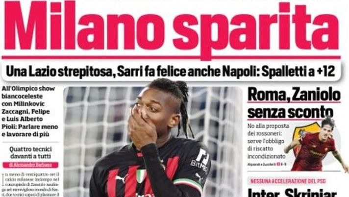 IL NAPOLI SUI MEDIA – Le prime pagine dei giornali di oggi 25 gennaio 2023 - immagine 1