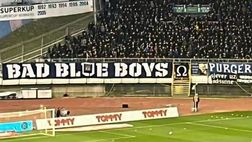 Il derby in città: l’inno della Dinamo Zagabria nel centro di Spalato…