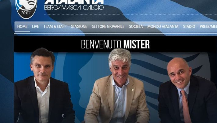 Gasperini all'Atalanta, annuncio ufficiale del club nerazzurro 