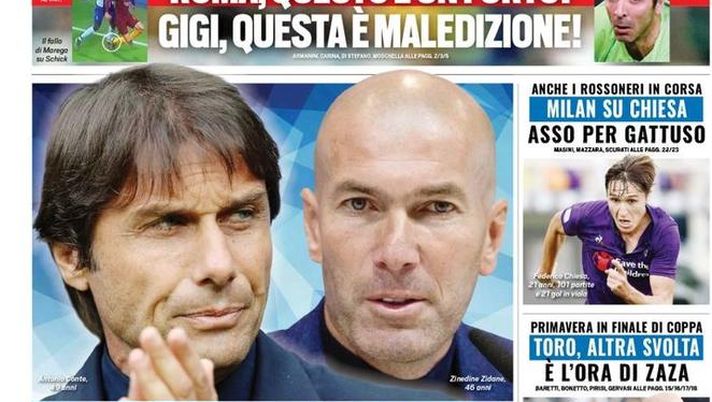 Prima Pagina, Tuttosport: “Una Juve per due. Roma, questo è un furto! Asso per Gattuso. Spalletti…” 