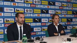 Italia, Mancini su Chiellini: “Con la sua storia può fare ciò che vuole. Gravina…”