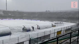 VIDEO Avellino-Catania, bufera di neve al “Partenio-Lombardi”: match rinviato