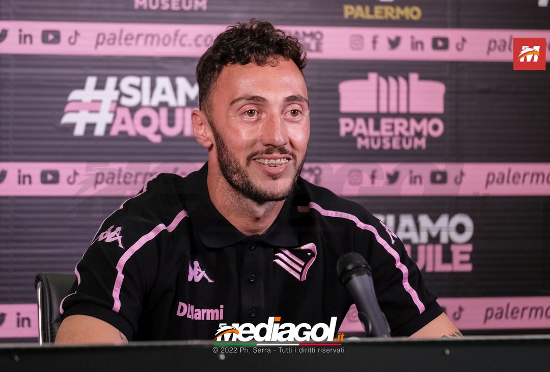FOTO PALERMO, Mirko Pigliacelli in conferenza stampa (Gallery) - immagine 9