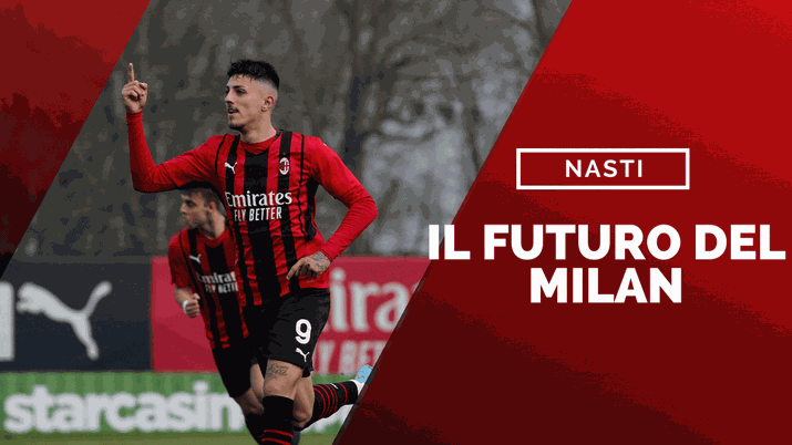 Marco Nasti, attaccante del Milan primavera (getty images)