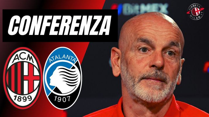 Conferenza stampa Pioli, Milan-Atalanta Serie A 2023-24