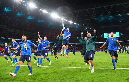 L'Italia festeggia la finale di Euro 2020. L'Italia festeggia la finale di Euro 2020.